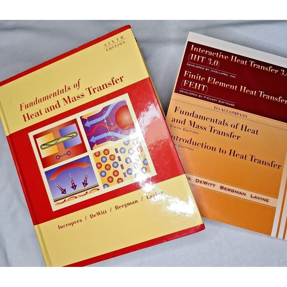 Fundamentals of Heat & Mass Transfer PLUS Free sealed IHT 3.0 & FEHT HC Text 6th